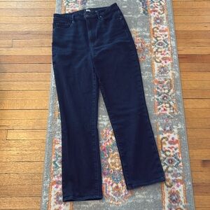 Paige dark wash high rise “Cindy” jeans